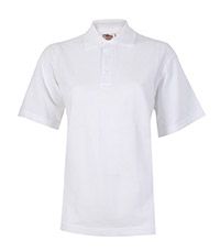 TSH-41-XTU - Cotton polo shirt - White
