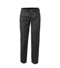 TRO-98-PVI - Pleat front trousers - Grey