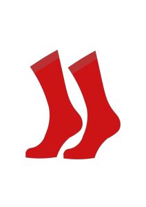 SOC-75-HBR - Bamboo Ankle socks - Red