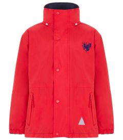 JKT-14-BHP - Fleece lined jacket - Red/navy/logo