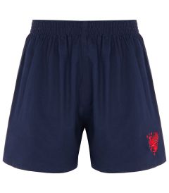 SHO-08-BHP - PE Shorts - Navy/logo