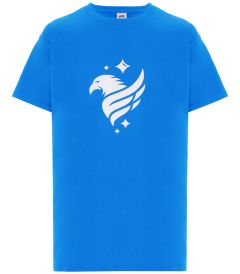 TSH-43-BHP - Roc House T-shirt - Blue/logo