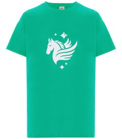 TSH-43-BHP - Pegasus house t-Shirt - Green/logo