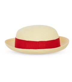 HAT-52-HAL - Panama hat with ribbon - Natural/ribbon
