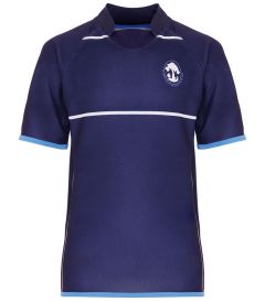 RGY-81-DVH - Devonshire House rugby Shirt - Navy/Blue/White/Logo
