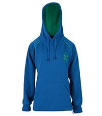 HDY-05-RAV - Ravenscourt Park hooded sweats - Royal/emerald/logo