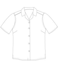 BLS-50-HBR - Sunday best blouse - White