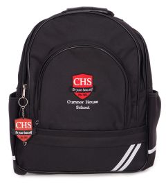 BAG-27-CMN - School bag - Black/logo - One