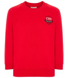 SWE-59-CMN - Sweatshirt - Scarlet/logo