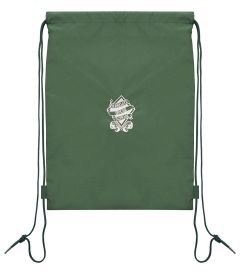 BAG-21-PKG - Drawstring Bag - Green/logo - One