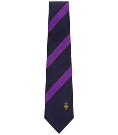 NKT-82-TED - Segar's House tie - Purple/Navy/Logo - 54L