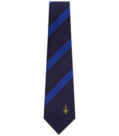 NKT-82-TED - Kendall House tie - Royal/Navy/Logo - 54L