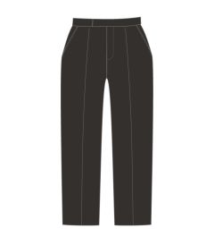 TRS-29-PVI - Junior slim fit trousers - Charcoal