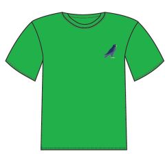 TSH-43-FSG - House T-shirt - Green/logo