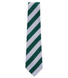 NKT-59-POL - Striped tie - Bottle/white
