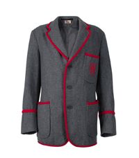 BLZ-37-WTH - Wetherby blazer - Grey/red/logo