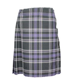 SKR-08-BSD - Skirt - Grey/Purple Check
