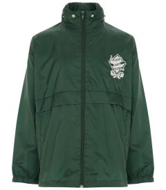 WET-30-PKG - Shower resistant jacket - Forest Green/logo