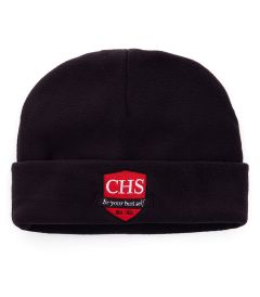 HAT-16-CMN - Fleece hat - Black/logo