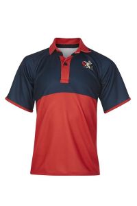 RGY-59-TOM - Fulham Rugby shirt - Red/navy/logo