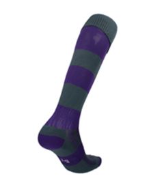 SOC-69-POL - Sports socks - Grey/Purple