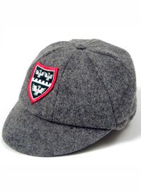 HAT-21-HAM - Hampshire school cap - Grey/Hampshire badge