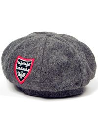 HAT-24-HAM - Hampshire girls beret - Grey/Hampshire badge