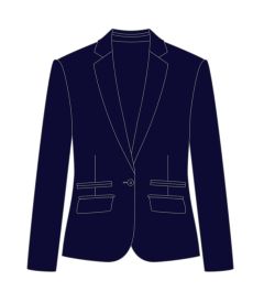 BLR-06-PWL - Rosewood Ladies Suit Jacket - Navy