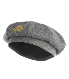 HAT-24-CON - Connaught House beret - Grey/logo