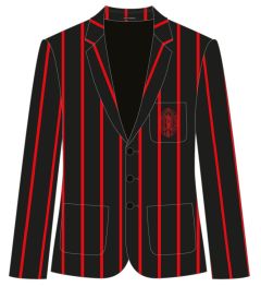 BLR-13-GIG - Classic Blazer - Red/Black stripe