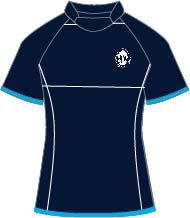 RGY-82-DVH - Devonshire House Rugby Shirt - Navy/Blue/White/Logo