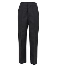 TRO-08-PVI - Elastic waist school trousers - Grey