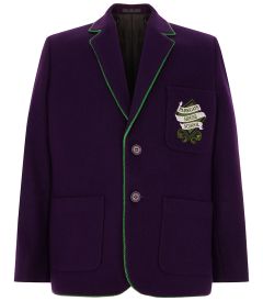 BLR-15-PKG - School Blazer - Purple/logo