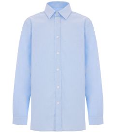 SHT-91-COT - Long sleeved boys shirt - Oxford Blue