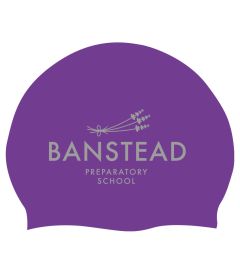 HTS-13-BSD - Swimming Cap - Purple/logo - One