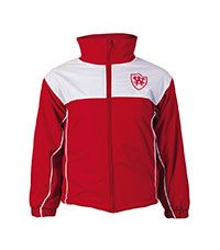 TRA-48-WPP - WPP Tracksuit Top - Red/white/logo