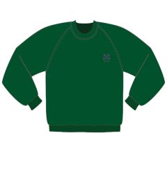 SWT-19-YHS - Crew Neck Eco Sweatshirt - Bottle green/logo