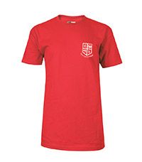 TSH-43-ESS - House T Shirt Eaton - Red/logo