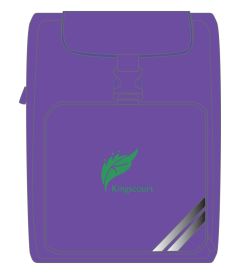 BAG-26-KCS - Backpack - Purple/logo - One