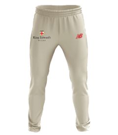 TRB-81-KNE - Cricket Trousers - Off white/logo