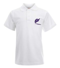 TSH-41-KCS - Kingscourt polo shirt - White/logo
