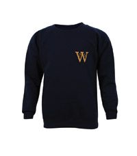 SWE-40-WWP - WWP sports sweatshirt - Navy/logo
