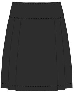 SKR-04-GIG - Senior stitch down skirt - Charcoal