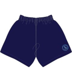 SHO-08-DXG - PE shorts - Navy/logo