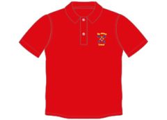 PLS-44-HBR - Polo shirt - Red/logo
