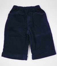 BER-03-NCO - Needlecord bermudas shorts - Navy