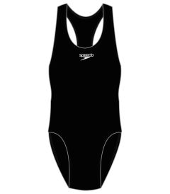 SWM-71-POL - Swimming Costume - Black