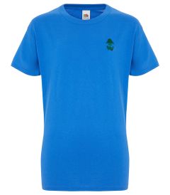 TSH-43-WEL - Brunel house t-shirt - Blue/logo