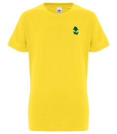 TSH-43-WEL - Nightingale house t-shirt - Yellow/logo