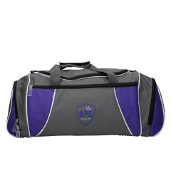BGS-44-BSD - Sports holdall - Grey/Purple/Logo - One